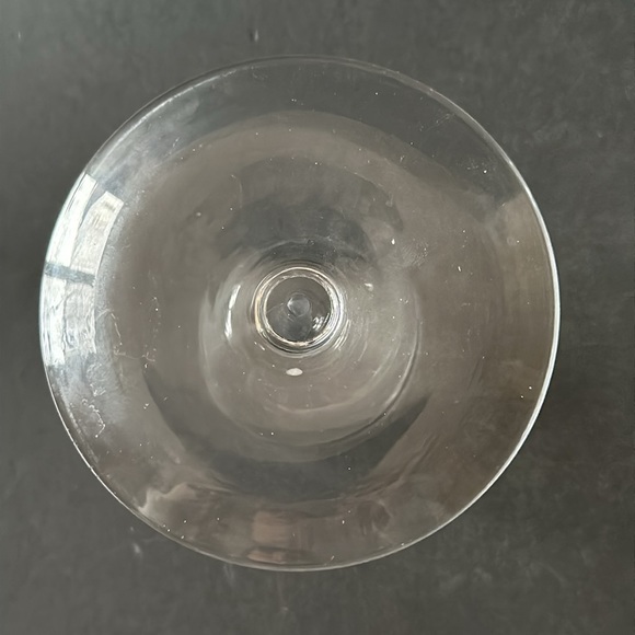 2x Vtg  (possible Holmegaard Glass) Egg Cups, Scandinavian Glass - Picture 4 of 4